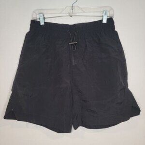 Lululemon Clear Intention Black Sheer Mesh Shorts Women Water Repellent FREE SHI